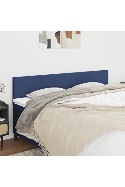 Concept Tăblii de pat, 2 buc, albastru, 100x5x78/88 cm, textil