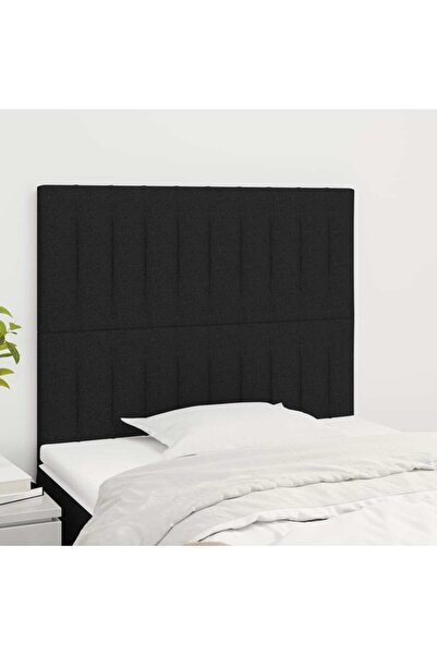 Concept Κομοδίνα, 2 τεμ., μαύρο, 100x5x78/88 cm, ύφασμα