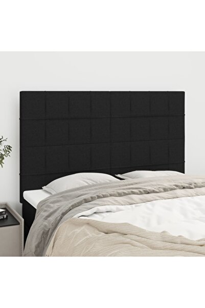 Concept Κομοδίνα, 4 τεμάχια, μαύρα, 72x5x78/88 cm, ύφασμα