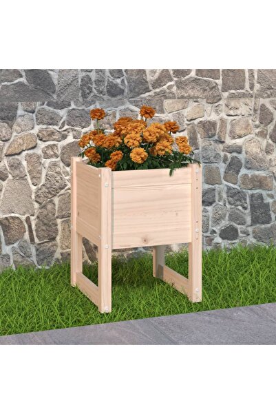 Concept Γλάστρα, 40x40x52,5 cm, από μασίφ ξύλο πεύκου