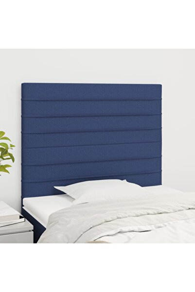 Concept Tăblii de pat, 2 buc, albastru, 80x5x78/88 cm, textil
