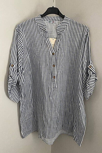 AYASOFYA OTANTIK Γυναικείο ιταλικό λευκό μπλουζάκι με τρία κουμπιά και γιακά ...