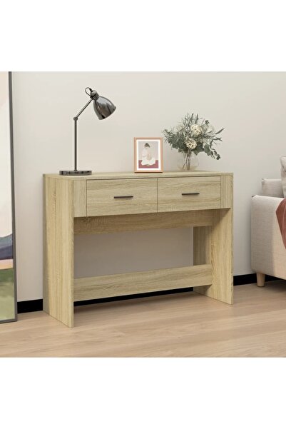 Concept Τραπέζι κονσόλας, δρυς sonoma, 100x39x75 cm, επεξεργασμένο ξύλο