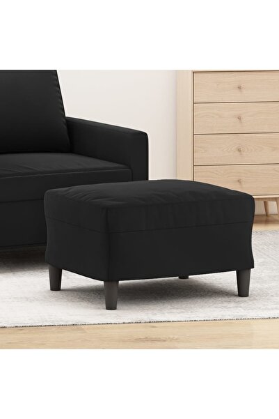 Concept Taburet, negru, 60x50x41 cm, catifea