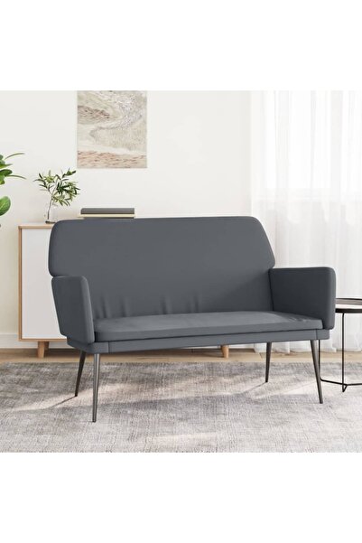 Concept Bancă, gri deschis, 108x79x79 cm, catifea