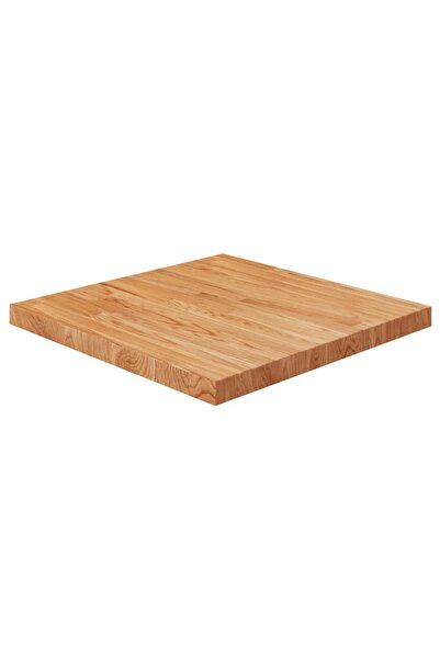 Concept Ανοιχτό καφέ τετράγωνη επιφάνεια τραπεζιού από επεξεργασμένο ξύλο δρυ...