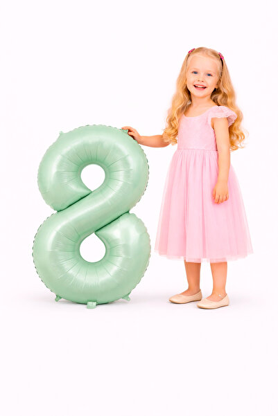 Yusuf Dirik YD Party Supplies بالون فويلو على شكل رقم 8 مقاس 76 سم 34 بوصة