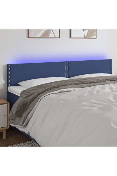 Concept Κεφαλάρι LED, μπλε, 200x5x78/88 cm, ύφασμα