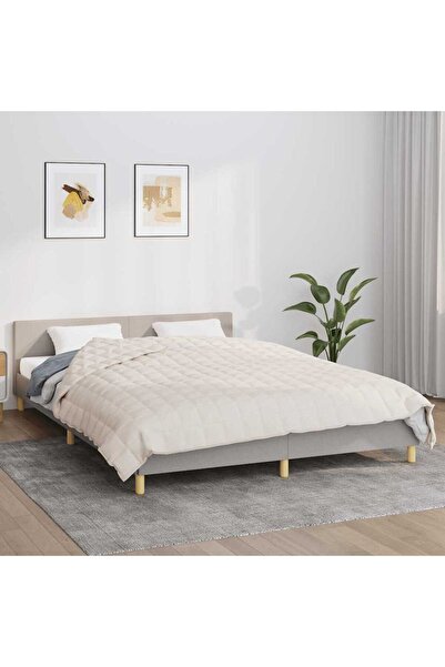 Concept Κουβέρτα με βάρη, ανοιχτό κρεμ, 200x200 cm, 13 kg, ύφασμα