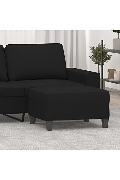 Concept Taburet, negru, 70x55x41 cm, microfibră