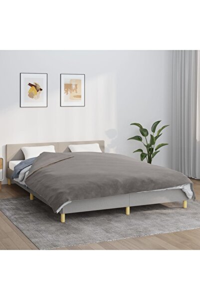 Concept Pătură grea cu husă, gri, 200x220 cm, 9 kg, material textil