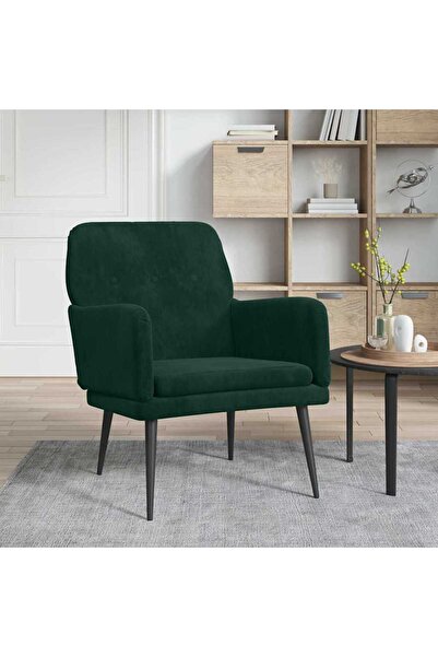 Concept Πολυθρόνα, σκούρο πράσινο, 62x79x79 εκ., Βελούδο