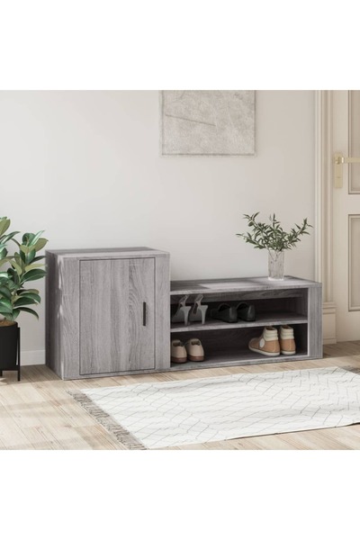 Concept Pantofar, gri sonoma, 130x35x54 cm, lemn compozit