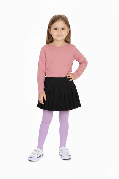 Serena Children's tights - lilac color