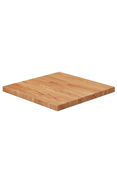 Concept Ανοιχτό καφέ τετράγωνη επιφάνεια τραπεζιού από επεξεργασμένη δρυ 40x4...