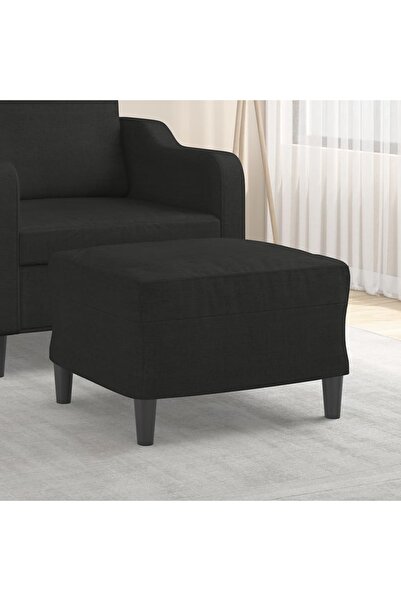 Concept Taburet, negru, 60x50x41 cm, material textil