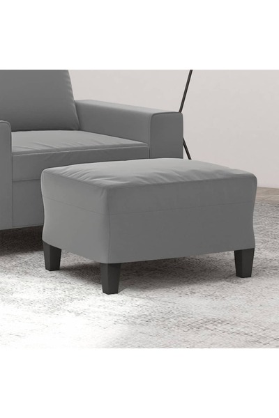 Concept Taburet, gri închis, 60x50x41 cm, microfibră