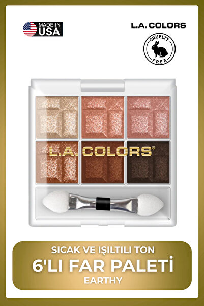 L.A Colors 6 Color Eyeshadow Palette - Long-Lasting Eyeshadow Palette # Ces46...