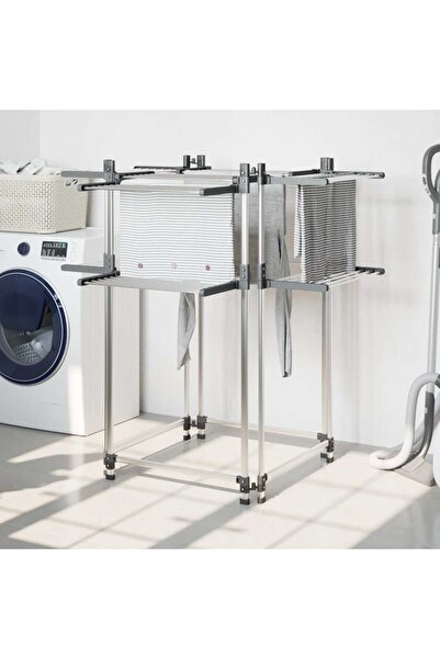 Concept Ράφι στεγνωτηρίου ρούχων, 107x107x120 cm, αλουμίνιο