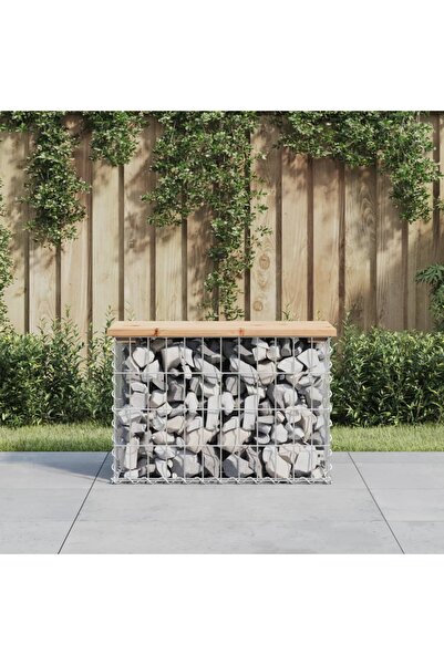 Concept Παγκάκι κήπου, σχέδιο γκαζόν, 63x31,5x42 εκ., μασίφ ξύλο πεύκου