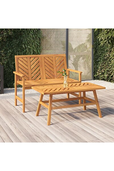 Concept Bancă de grădină, 109 cm, lemn masiv de acacia