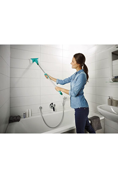 Leifheit Ștergător faianță & cadă Flexi Pad cu mâner telescopic 41700