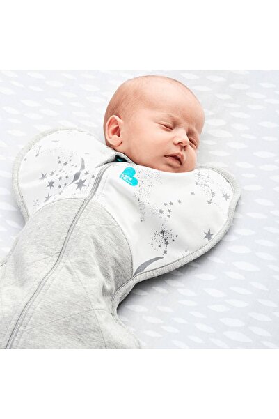 Love to Dream Sac de dormit bebeluși Swaddle Up Warm, alb, M, etapa 1