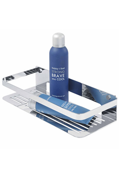 Tiger Caddy bathroom basket, chrome, large, 1400230346