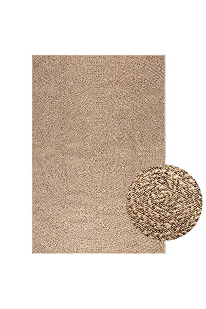 Concept Χαλί 120x170 εκ. σε όψη γιούτας για εσωτερική και εξωτερική χρήση
