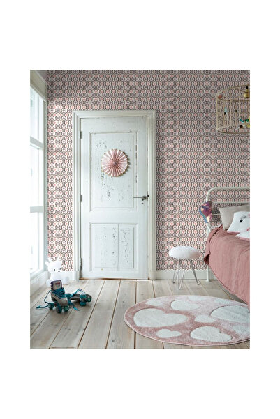 Noordwand Tapet „Good Vibes Hexagon Pattern”, roz și violet