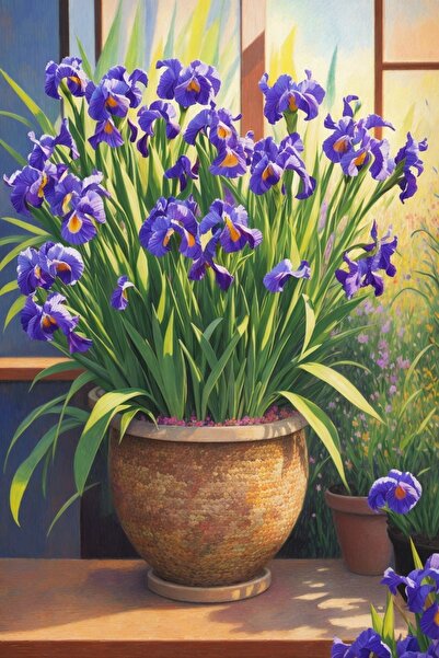 Empressco Sayılarla Boyama Hobi Seti Renkli Baskılı (ÇERÇEVELİ) 40x50 Cm: Vaz...