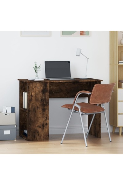 Concept Γραφείο, καπνιστή δρυς, 100x55x75 εκ., επεξεργασμένο ξύλο