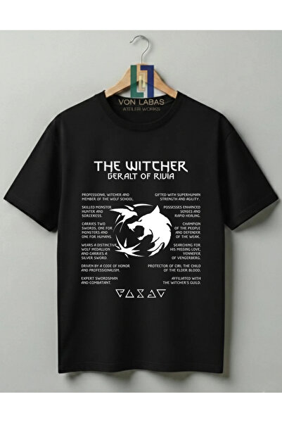 Grafftee Clothing Tricou The Witcher Design Premium cu imprimeu - Design spec...