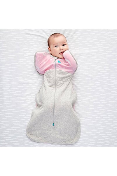 Love to Dream Sac de dormit bebeluși Swaddle Up Warm, roz, M, etapa 1