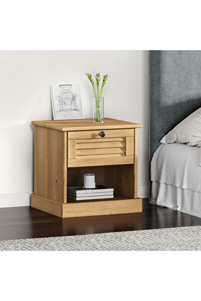 Concept Noptieră "VIGO", 42x35x40 cm, lemn masiv de pin