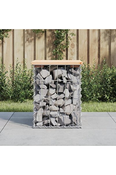 Concept Παγκάκι κήπου, σχέδιο γκαζόν, 33x31x42 εκ., μασίφ ξύλο πεύκου