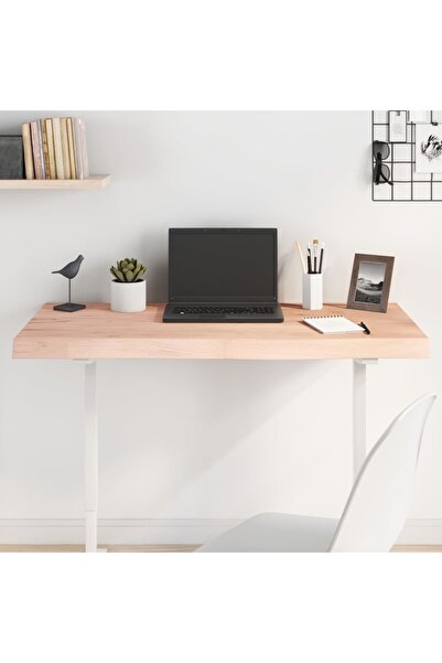 Concept Blat de masă, 100x60x6 cm, lemn masiv de stejar netratat