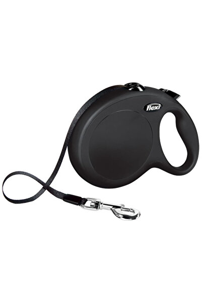 Flexi "New Classic" tape leash 8 m, black, 11731