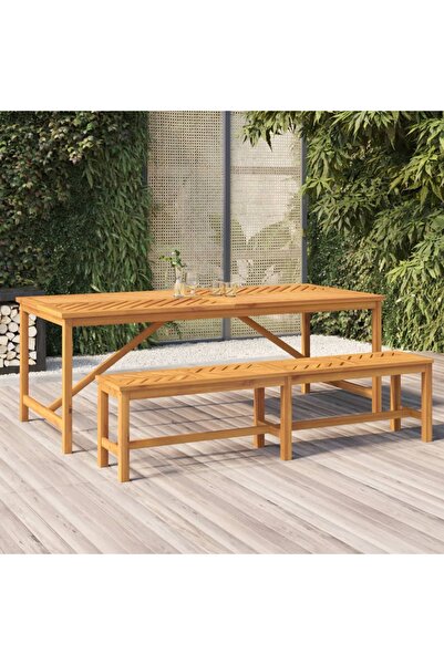 Concept Τραπεζαρία κήπου 200x90x74 εκ., μασίφ ξύλο ακακίας