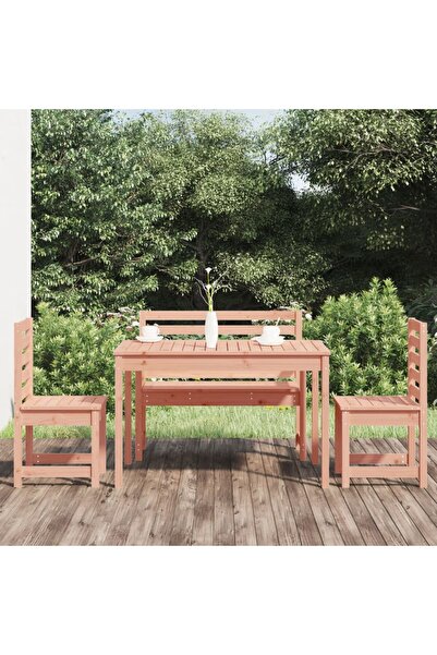 Concept Set cu masă de grădină, 4 piese, lemn masiv douglas