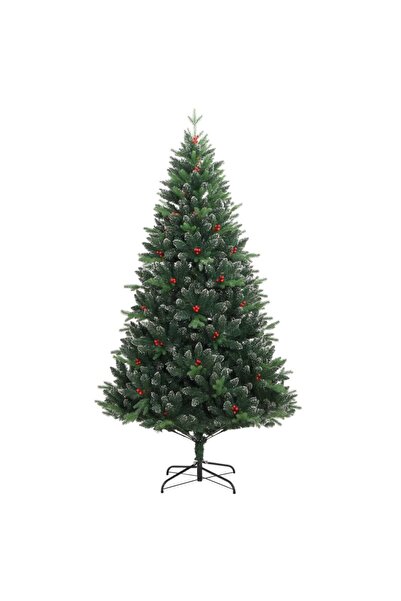 Concept Pom de Crăciun artificial cu balamale & fructe roșii 240 cm