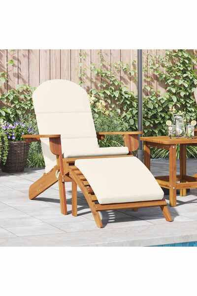 Concept Scaun de grădină Adirondack & suport picioare lemn masiv acacia