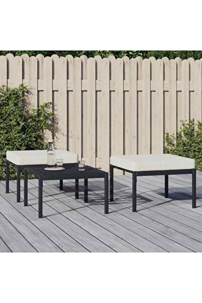 Concept Taburete de grădină cu perne gri, 2 buc., 60x60x35 cm, oțel