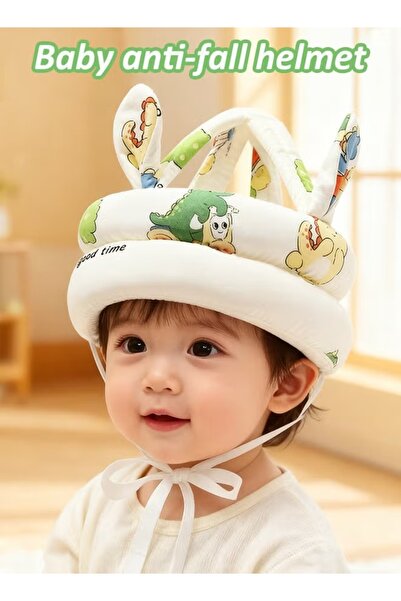 Generic Baby Helmet Baby Toddler Anti-Fall Cap Adjustable Baby Drop Hat Used ...