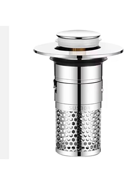 Arabest Premium Pop-up Sink Drain Stopper, Stainless Steel Bathroom Strainer ...