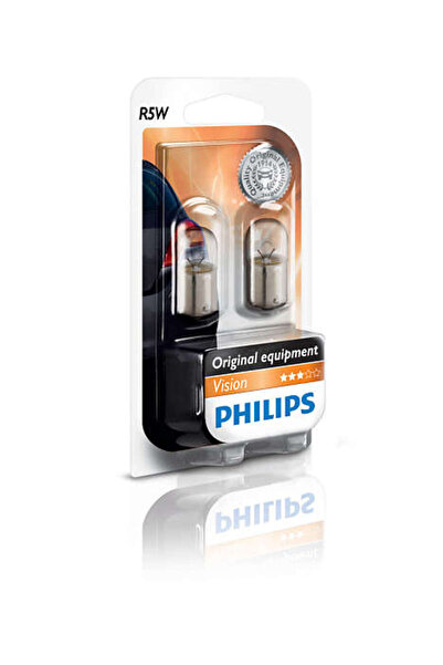 Philips Set of 2 Vision R5W 5W 12 V 12821B2 halogen car bulbs