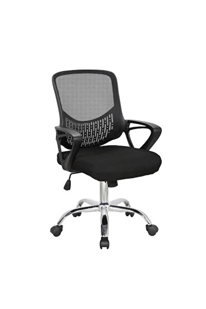 Concept Mobili Scaun de birou ergonomic GRAVO, Negru, Mesh/Textil