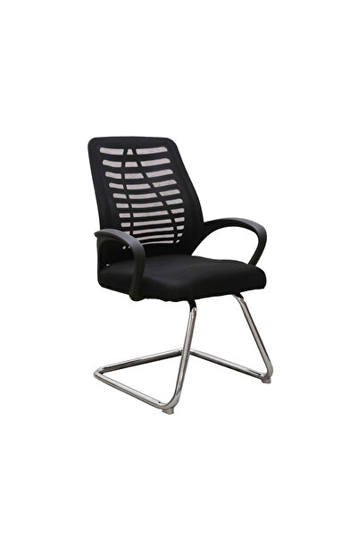 Concept Mobili Πολυθρόνα επισκέπτη KASPER CF, πλέγμα, μαύρο
