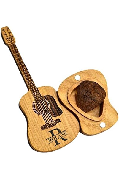Arabest Custom Guitar Picks, Personalized Guitar Picks Holder Wooden Guitar S...