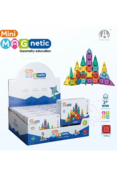 Sunman Magnetic Blok Metal Kutu 45 Parça 3.75 cm